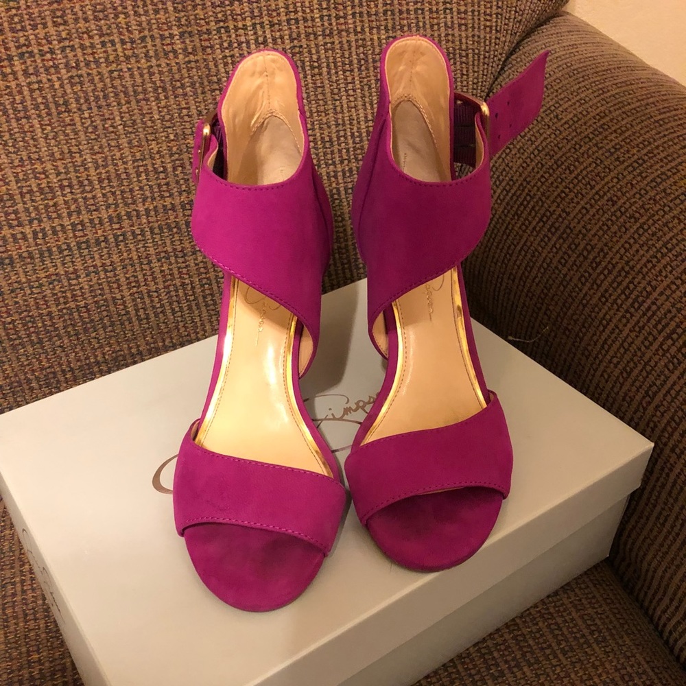 EUC Fuchsia Heels by Jessica Simpson - 7.5